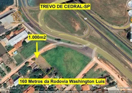 Lote/Terreno à venda, 1000m² no Cedral, Cedral