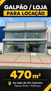 Galpão/Depósito/Armazém para alugar, 470m² no Pagani, Palhoça
