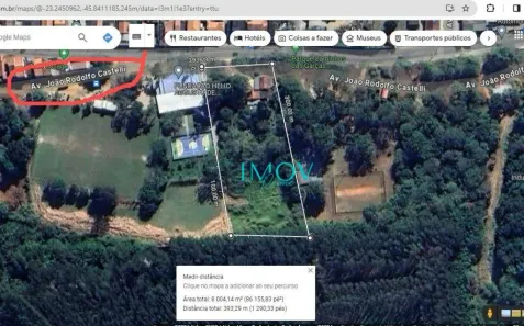 Lote/Terreno à venda, 1580m² no Jardim São José Leste, São José dos Campos