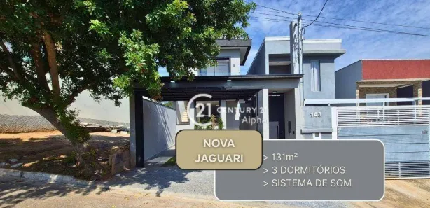Casa de Condomínio com 3 Quartos à venda, 131m² no Villas do Jaguari, Santana de Parnaíba