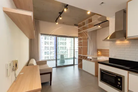 Apartamento com 1 Quarto para alugar, 44m² no Moema, São Paulo