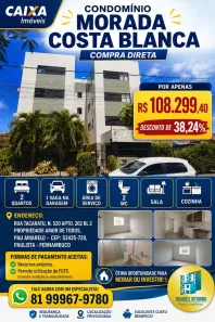 Apartamento com 2 Quartos à venda, 48m² no Pau Amarelo, Paulista