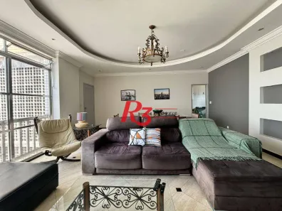Apartamento com 3 Quartos para venda ou aluguel, 148m² no Gonzaga, Santos