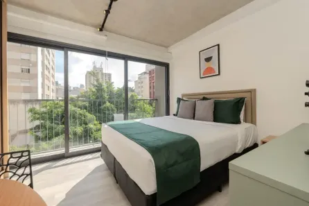 Apartamento com 1 Quarto para alugar, 25m² no Bela Vista, São Paulo