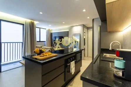 Flat com 1 Quarto para alugar, 40m² no Centro, São Paulo