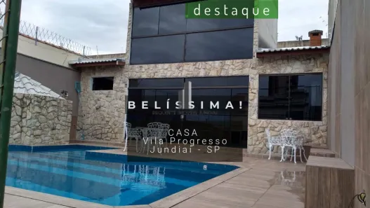 Casa com 4 Quartos à venda, 481m² no Vila Progresso, Jundiaí