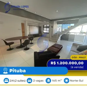 Cobertura com 2 Quartos à venda, 165m² no Pituba, Salvador