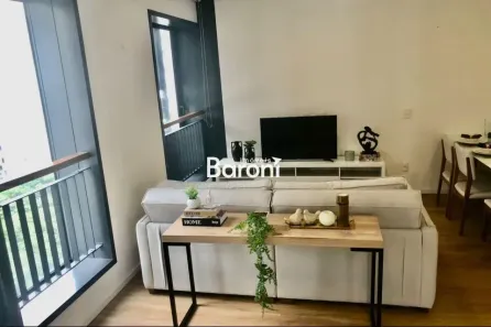 Apartamento com 1 Quarto para alugar, 41m² no Indianópolis, São Paulo