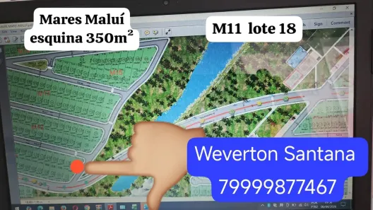 Lote/Terreno à venda, 353m² no Zona de Expansao Capua, Barra dos Coqueiros
