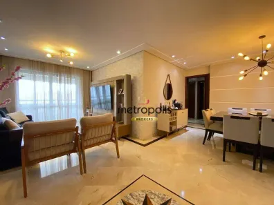 Apartamento com 3 Quartos à venda, 141m² no Vila Assunção, Santo André