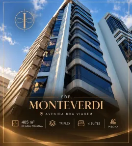 Apartamento com 4 Quartos à venda, 405m² no Boa Viagem, Recife
