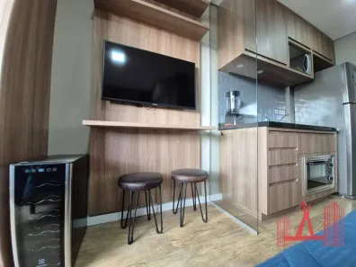 Apartamento com 1 Quarto para alugar, 22m² no Jardim das Acácias, São Paulo