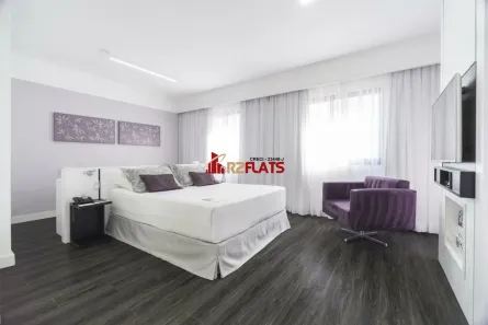 Flat com 1 Quarto para alugar, 33m² no Moema, São Paulo