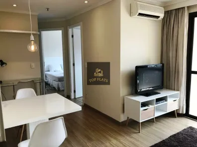 Flat com 1 Quarto para alugar, 50m² no Vila Olímpia, São Paulo