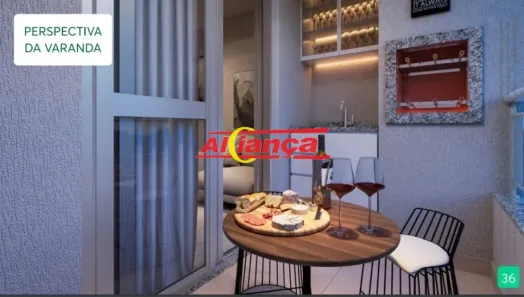 Apartamento com 2 Quartos à venda, 59m² no Vila Augusta, Guarulhos