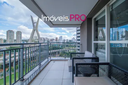 Apartamento com 1 Quarto para alugar, 63m² no Cidade Monções, São Paulo
