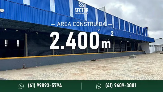 Galpão/Depósito/Armazém para alugar, 2400m² no Costeira, São José dos Pinhais