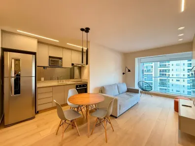 Apartamento com 1 Quarto para alugar, 50m² no Campo Belo, São Paulo