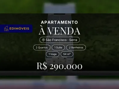 Apartamento com 2 Quartos à venda, 54m² no São Francisco, Serra