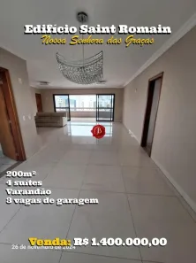 Apartamento com 4 Quartos à venda, 200m² no Nossa Senhora das Graças, Manaus