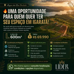 Lote/Terreno à venda, 600m² no Cumbica, Guarulhos