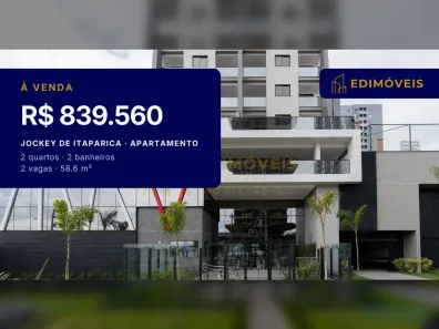 Apartamento com 2 Quartos à venda, 58m² no Jockey de Itaparica, Vila Velha