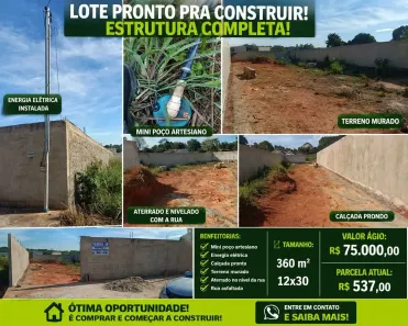 Lote/Terreno à venda, 360m² no Setor Garavelo, Aparecida de Goiânia