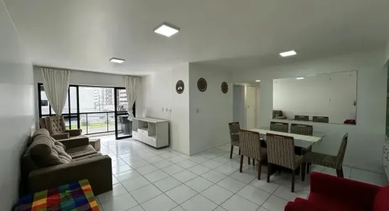 Apartamento com 3 Quartos para alugar, 110m² no Ponta Verde, Maceió