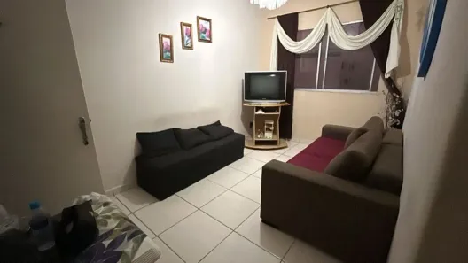 Apartamento com 1 Quarto para alugar, 45m² no Mirim, Praia Grande