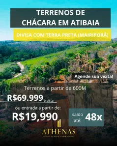 Lote/Terreno à venda, 600m² no Centro, Atibaia