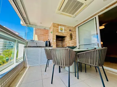 Apartamento com 3 Quartos para alugar, 106m² no Riviera, Bertioga