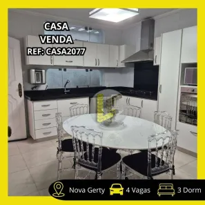 Casa com 3 Quartos à venda, 172m² no Nova Gerty, São Caetano do Sul