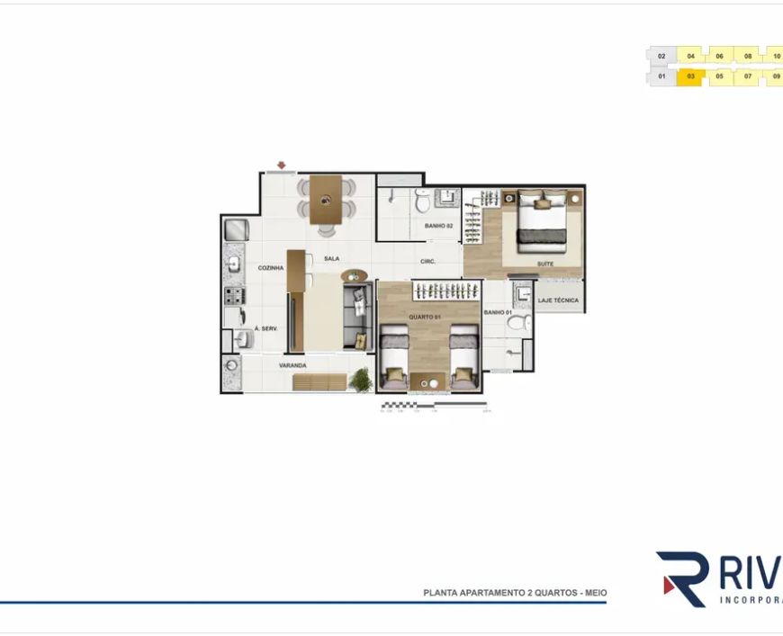 LUMI TOWER - APARTAMENTO no Areal, Brasília