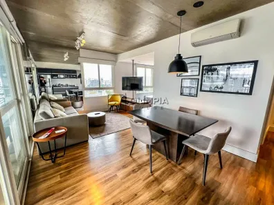 Apartamento com 1 Quarto à venda, 62m² no Cidade Monções, São Paulo