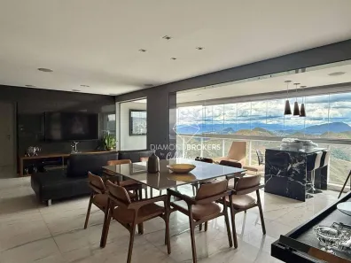 Apartamento com 3 Quartos para alugar, 137m² no Vila da Serra, Nova Lima