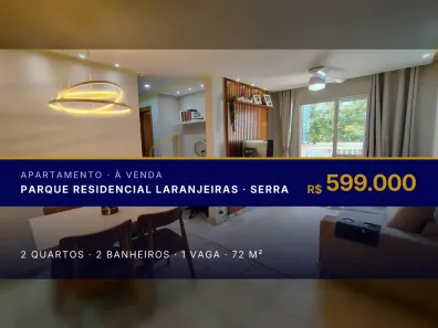 Apartamento com 2 Quartos à venda, 72m² no Parque Residencial Laranjeiras, Serra