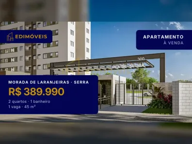 Apartamento com 2 Quartos à venda, 45m² no Morada de Laranjeiras, Serra