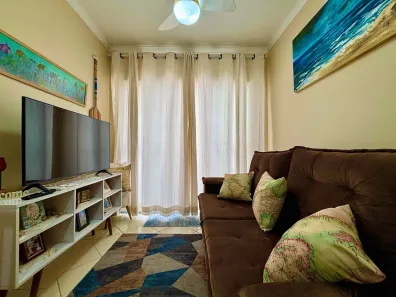 Apartamento com 2 Quartos para alugar, 65m² no Enseada, Guarujá