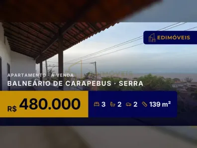 Apartamento com 3 Quartos à venda, 139m² no Balneário de Carapebus, Serra