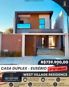 Casa com 4 Quartos à venda, 146m² no Coité, Eusébio