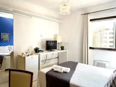 Flat com 1 Quarto para alugar, 40m² no Jardim Paulista, São Paulo
