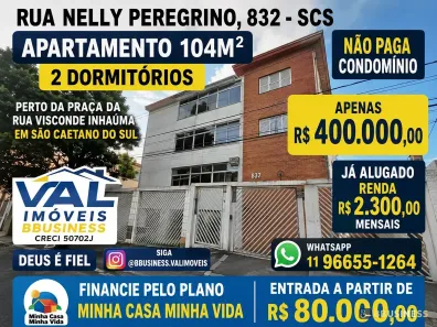 Apartamento com 2 Quartos à venda, 104m² no Nova Gerty, São Caetano do Sul