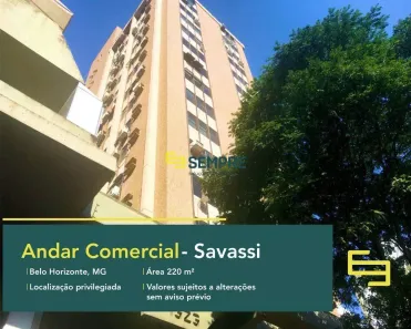 Sala Comercial à venda, 220m² no Savassi, Belo Horizonte
