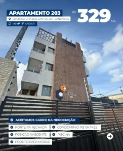 Apartamento com 2 Quartos à venda, 46m² no Jardim Cidade Universitária, João Pessoa