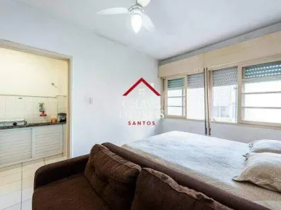 Kitnet com 1 Quarto para alugar, 31m² no Boqueirão, Santos