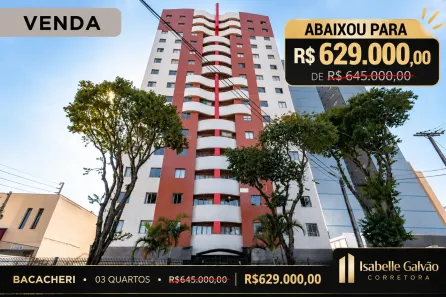 Apartamento com 3 Quartos à venda, 79m² no Bacacheri, Curitiba