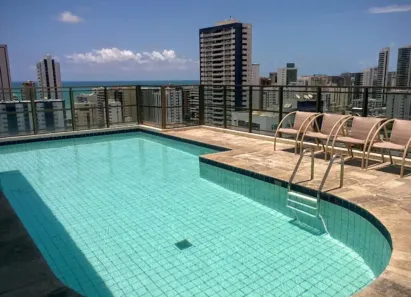 Apartamento com 1 Quarto para alugar, 33m² no Boa Viagem, Recife