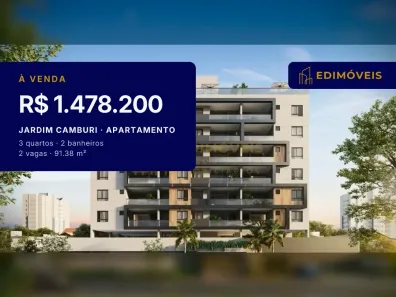 Apartamento com 3 Quartos à venda, 91m² no Jardim Camburi, Vitória