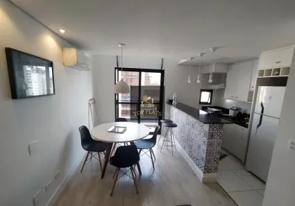 Flat com 1 Quarto para alugar, 52m² no Moema, São Paulo