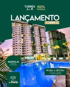 Apartamento com 3 Quartos à venda, 90m² no Neópolis, Natal